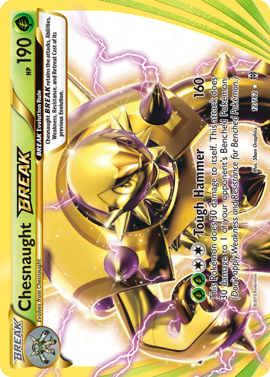 Chesnaught BREAK 12/162 XY BREAKthrough