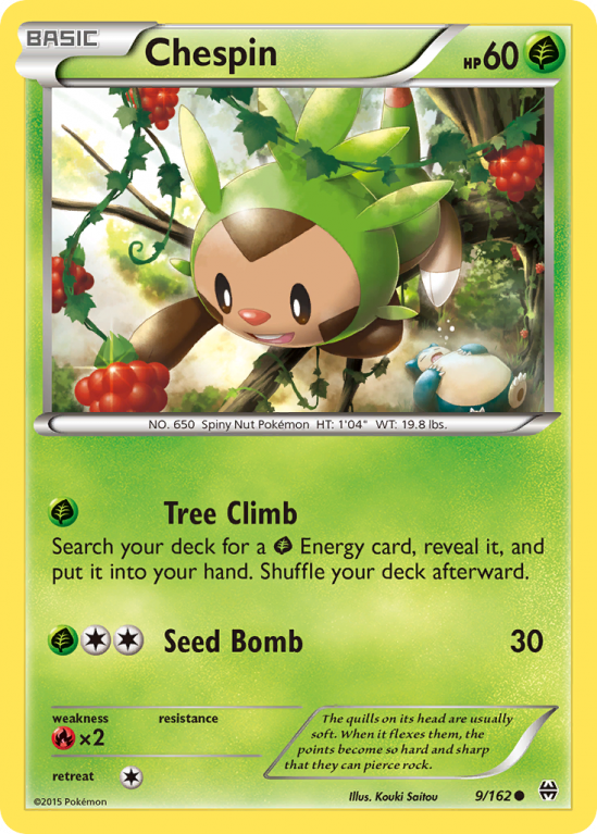 Chespin 9/162 XY BREAKthrough