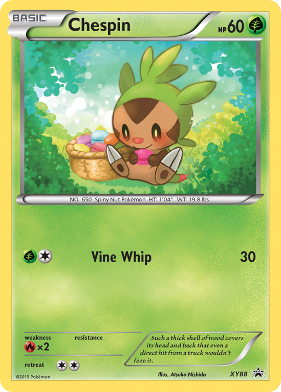 Chespin XY88/183 XY XY Black Star Promos