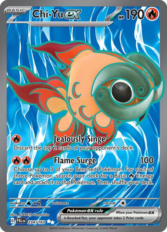 Chi-Yu ex 234/193 Scarlet & Violet Paldea Evolved