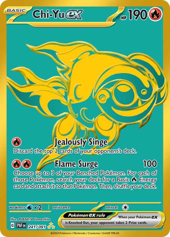 Chi-Yu ex 241/91 Scarlet & Violet Paldean Fates