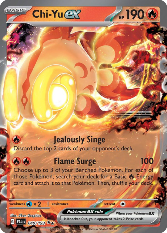 Chi-Yu ex 40/193 Scarlet & Violet Paldea Evolved
