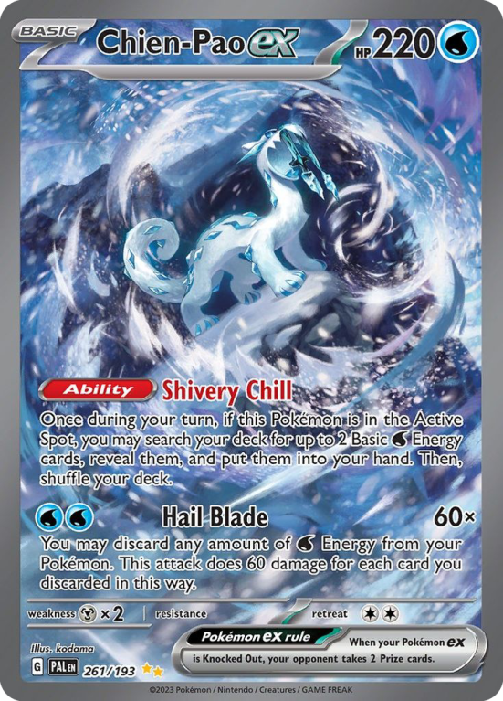 Chien-Pao ex 261/193 Scarlet & Violet Paldea Evolved
