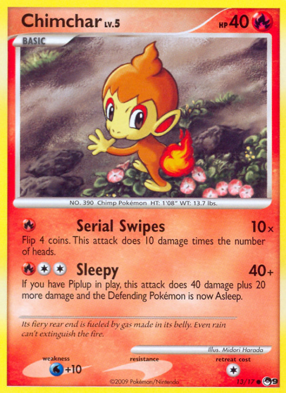 Chimchar 13/17 POP POP Series 9