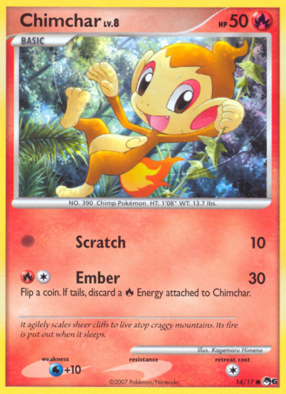 Chimchar 14/17 POP POP Series 6