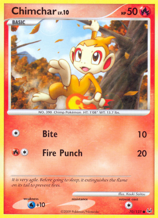 Chimchar 70/127 Platinum Platinum