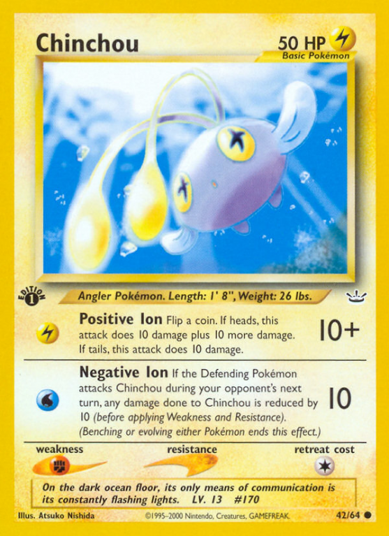 Chinchou 42/66 Neo Neo Revelation