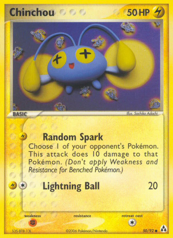 Chinchou 50/92 EX Legend Maker