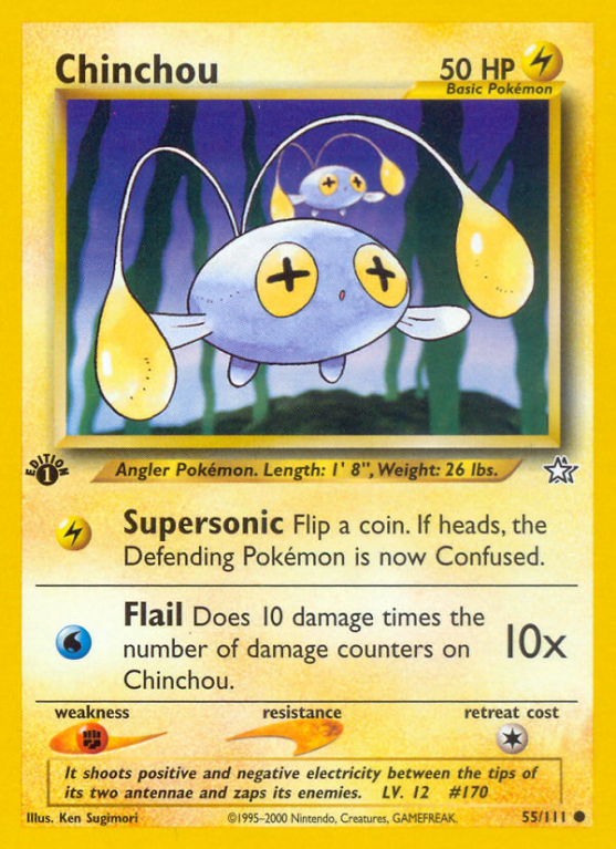 Chinchou 55/111 Neo Neo Genesis
