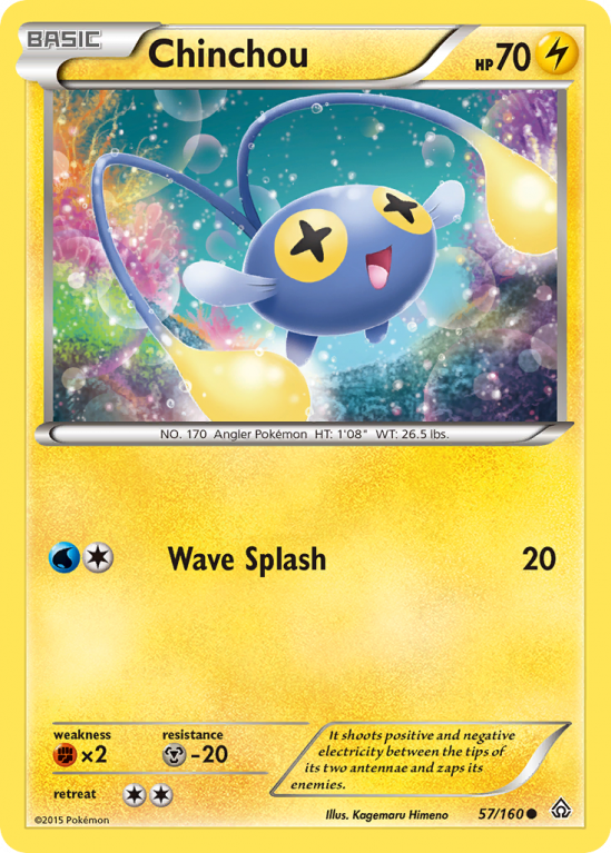 Chinchou 57/160 XY Primal Clash