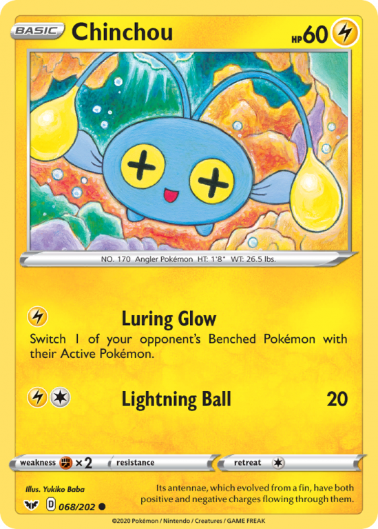 Chinchou 68/202 Sword & Shield Sword & Shield