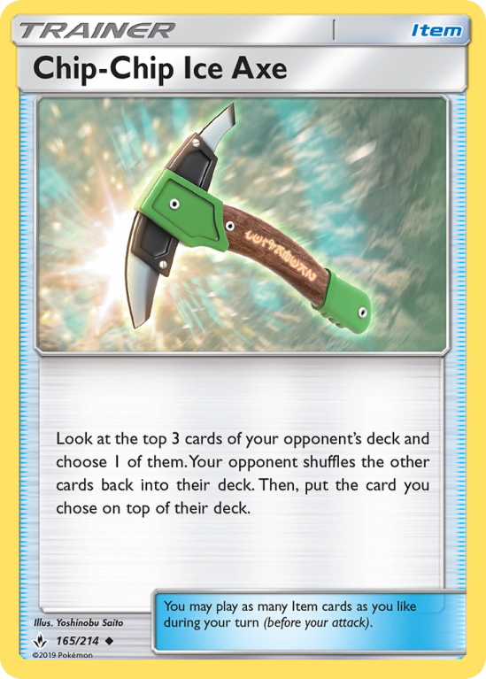 Chip-Chip Ice Axe 165/214 Sun & Moon Unbroken Bonds
