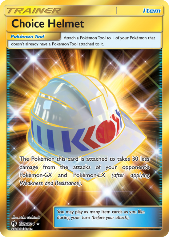 Choice Helmet 229/214 Sun & Moon Lost Thunder