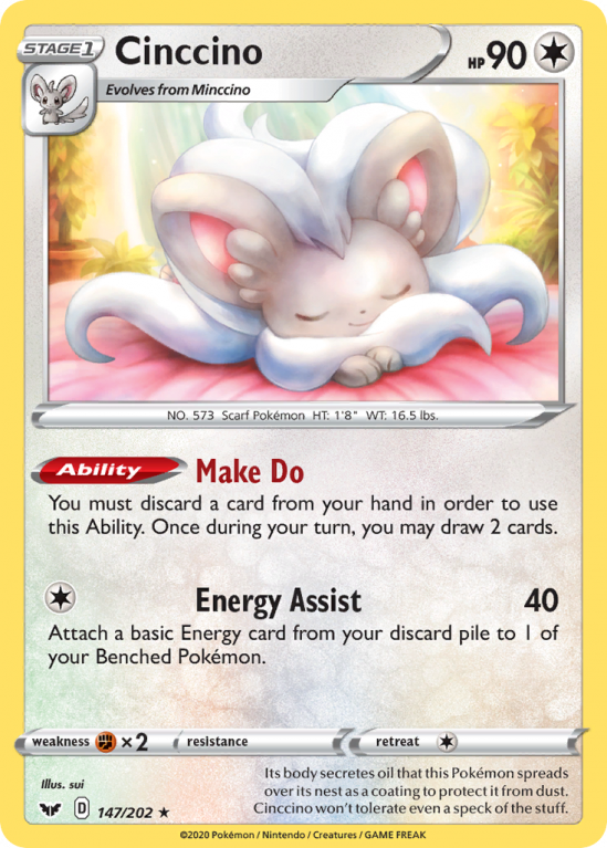 Cinccino 147/202 Sword & Shield Sword & Shield