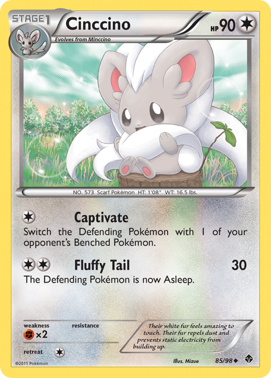 Cinccino 85/98 Black & White Emerging Powers