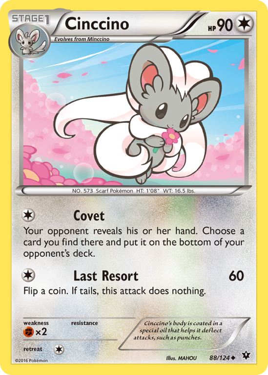 Cinccino 88/124 XY Fates Collide