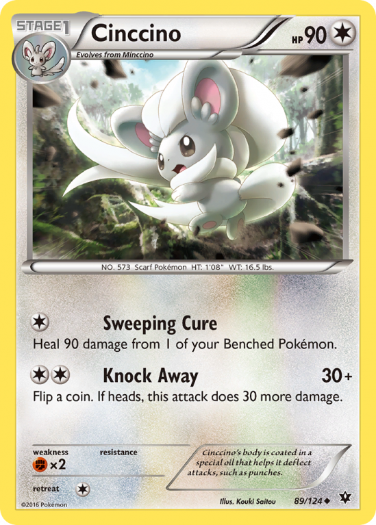 Cinccino 89/124 XY Fates Collide