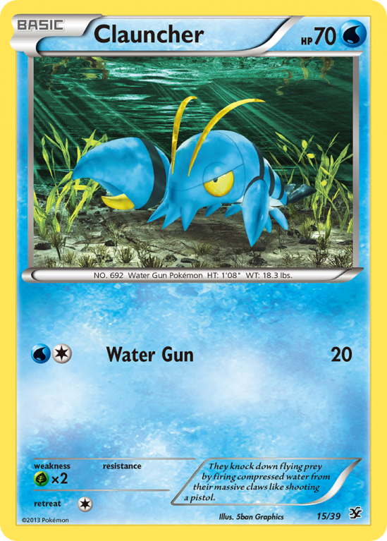 Clauncher 15/39 XY Kalos Starter Set
