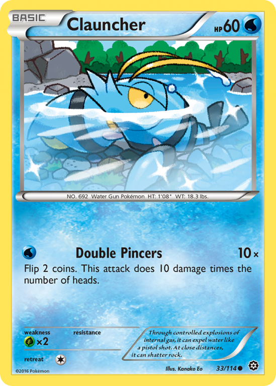 Clauncher 33/114 XY Steam Siege