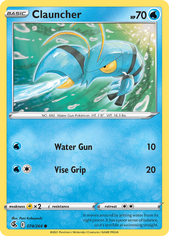 Clauncher 74/264 Sword & Shield Fusion Strike