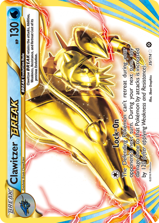 Clawitzer BREAK 35/114 XY Steam Siege