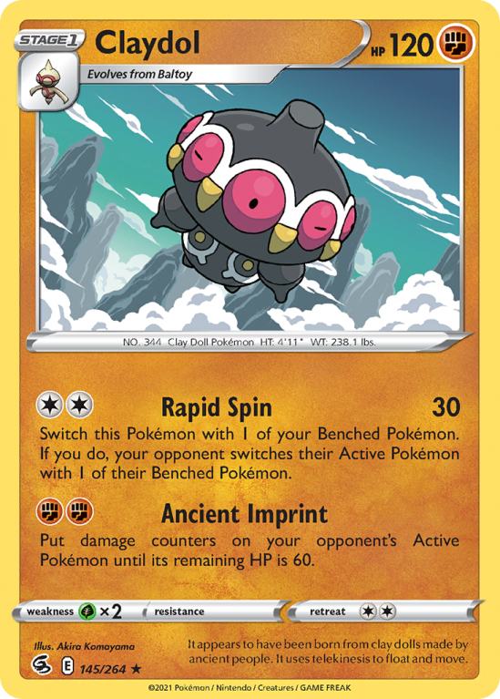 Claydol 145/264 Sword & Shield Fusion Strike