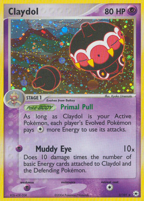Claydol 2/101 EX Hidden Legends