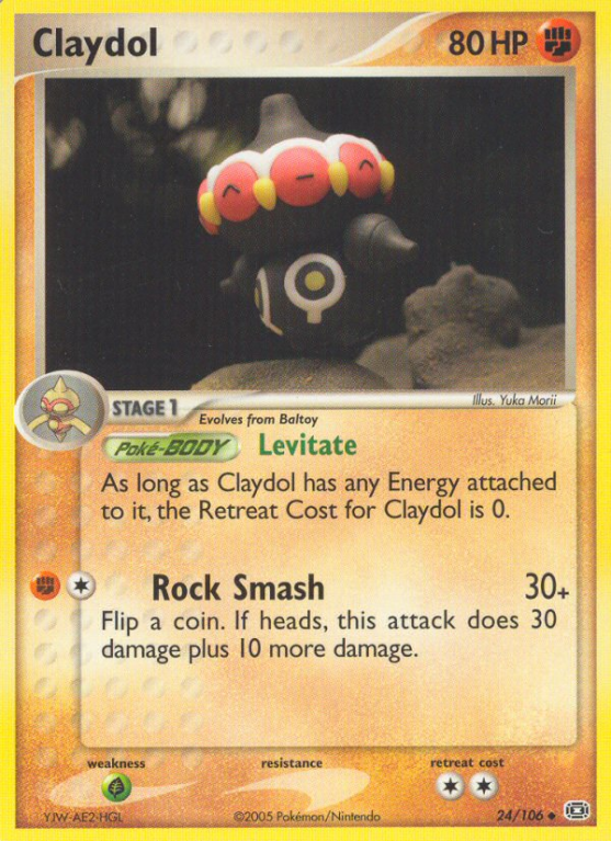 Claydol 24/106 EX Emerald