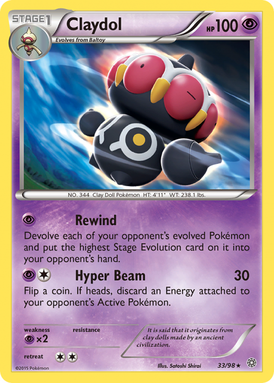 Claydol 33/98 XY Ancient Origins