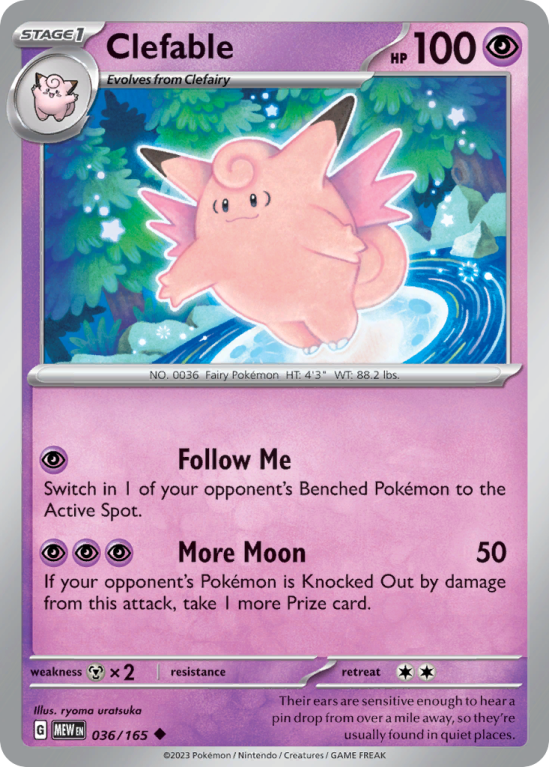 Clefable 36/165 Scarlet & Violet 151