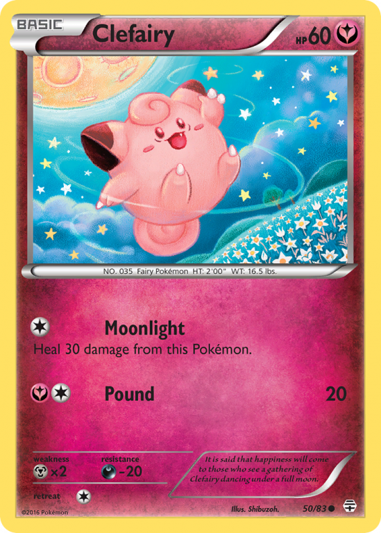 Clefairy 50/115 XY Generations