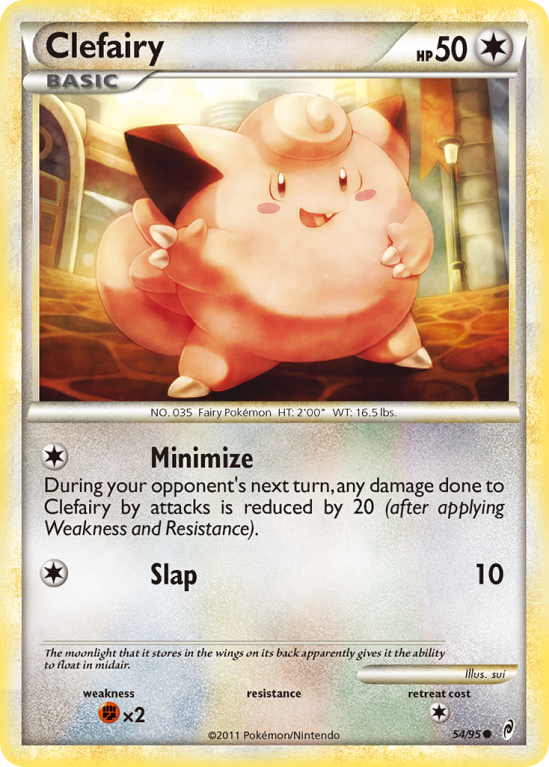 Clefairy 54/106 HeartGold & SoulSilver Call of Legends