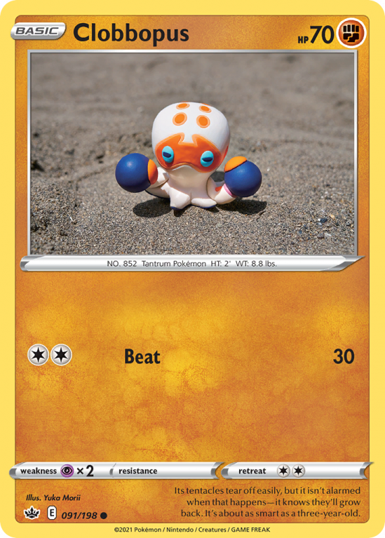 Clobbopus 91/198 Sword & Shield Chilling Reign
