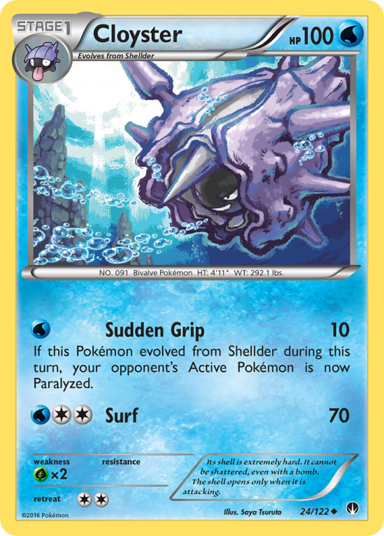 Cloyster 24/122 XY BREAKpoint