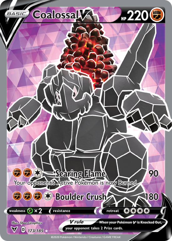 Coalossal V 173/185 Sword & Shield Vivid Voltage