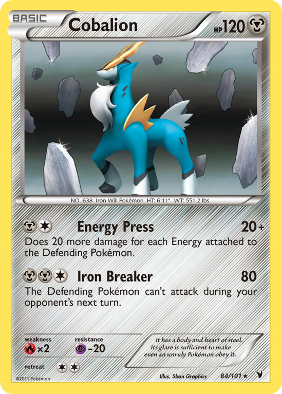 Cobalion 84/101 Black & White Noble Victories