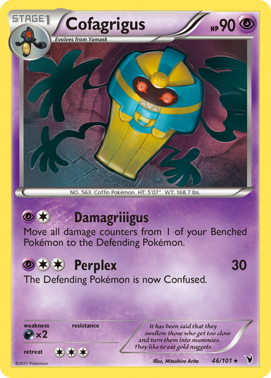 Cofagrigus 46/101 Black & White Noble Victories
