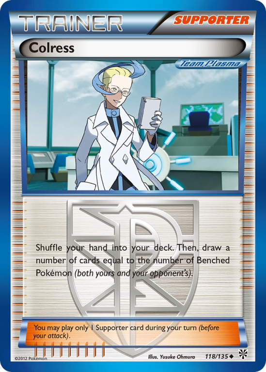 Colress 118/135 Black & White Plasma Storm