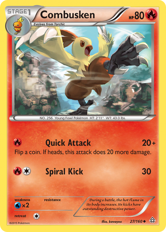 Combusken 27/160 XY Primal Clash