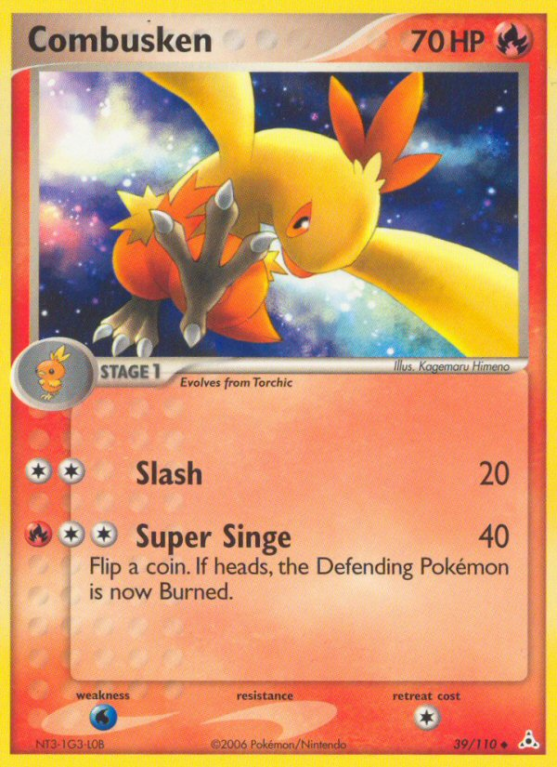 Combusken 39/110 EX Holon Phantoms