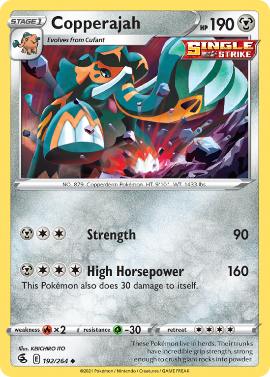Copperajah 192/264 Sword & Shield Fusion Strike