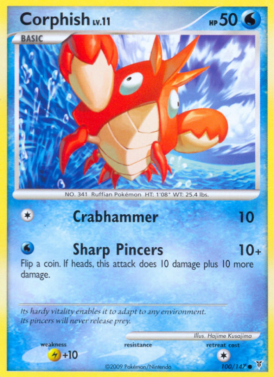 Corphish 100/147 Platinum Supreme Victors