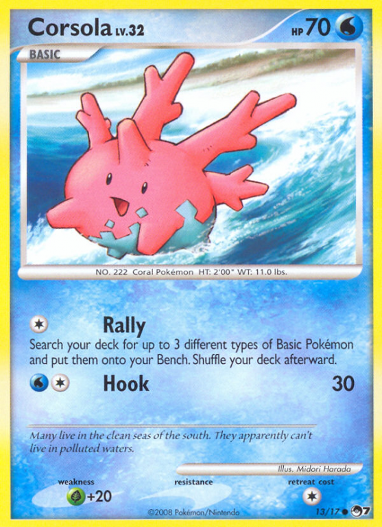 Corsola 13/17 POP POP Series 7