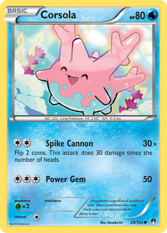 Corsola 29/122 XY BREAKpoint
