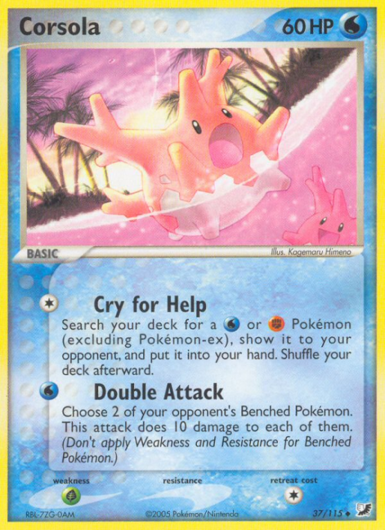 Corsola 37/115 EX Unseen Forces
