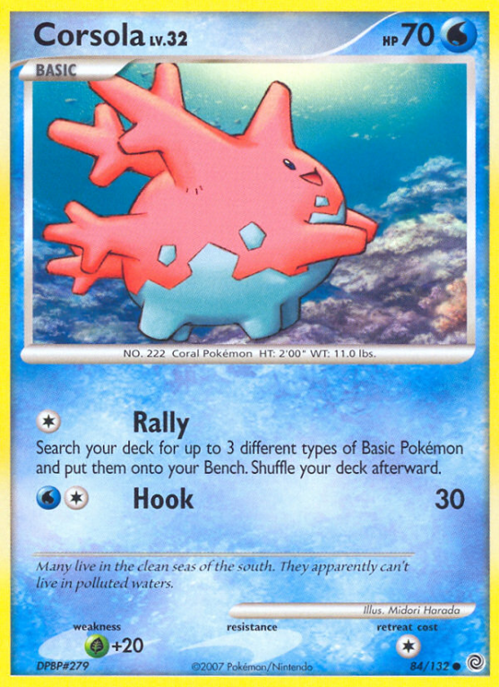 Corsola 84/132 Diamond & Pearl Secret Wonders