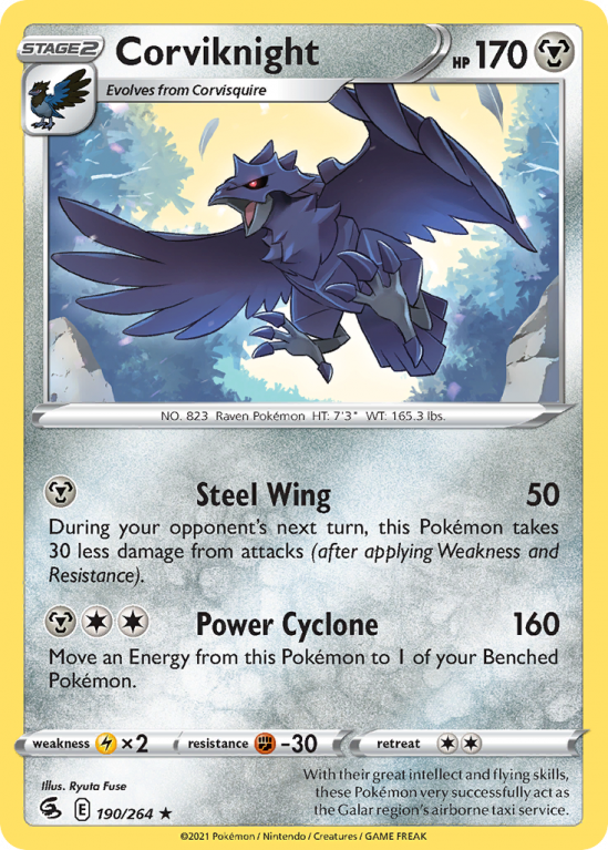 Corviknight 190/264 Sword & Shield Fusion Strike