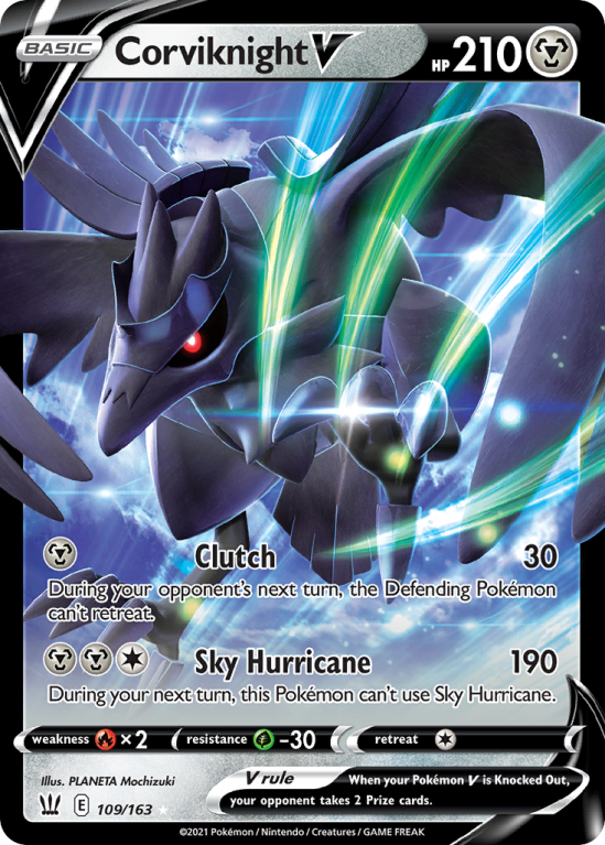 Corviknight V 109/163 Sword & Shield Battle Styles