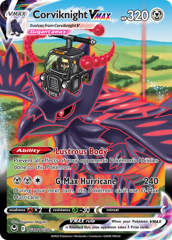 Corviknight VMAX TG19/30 Sword & Shield Silver Tempest Trainer Gallery