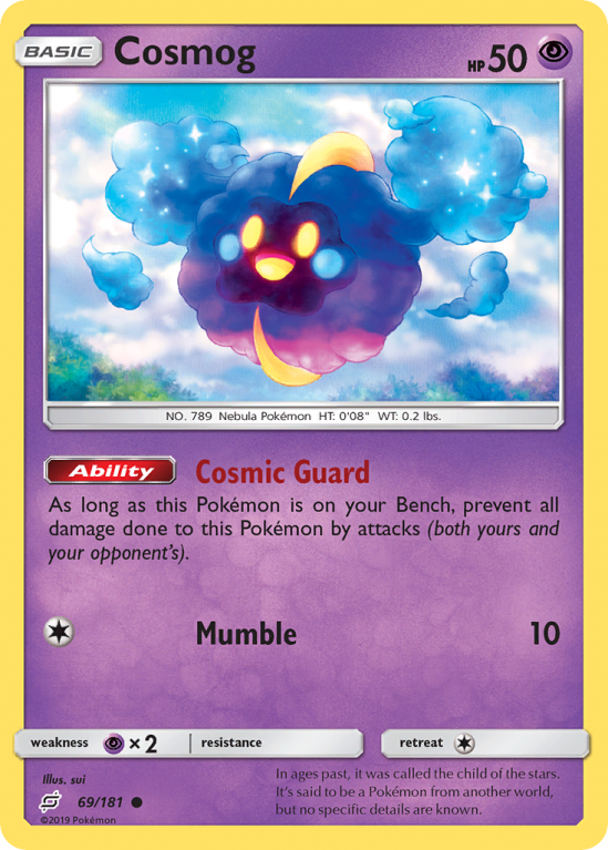 Cosmog 69/181 Sun & Moon Team Up